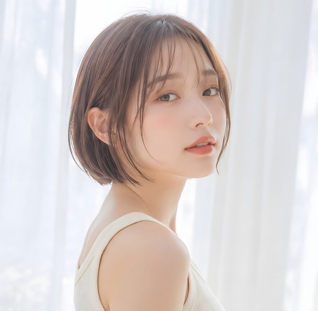 ボブ　女性